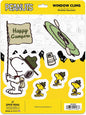 Peanuts Snoopy Happy Campers Adhesive Vinyl Decal Pack | Cute Snoopy Stickers for Window or Water Bottle, 1 pack (6 count)