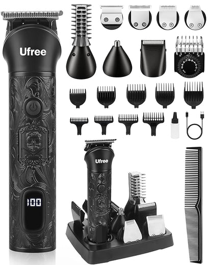Ufree Beard Trimmer for Men, Electric Razor Shavers, Cordless Hair Clippers by Ufree