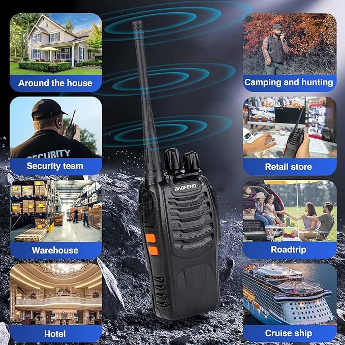 Baofeng Walkie Talkies 888S Rechargeable Long Range - Image 5
