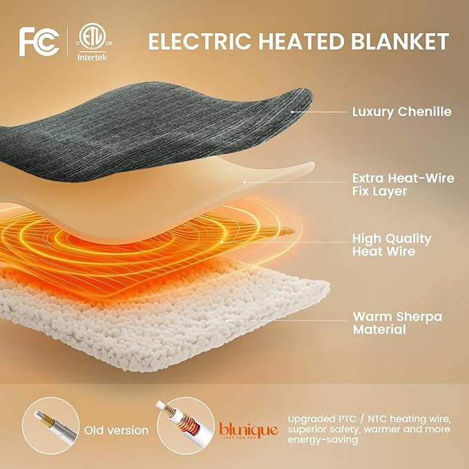 Heated Throw Blanket, Fasting Heating - Image 6