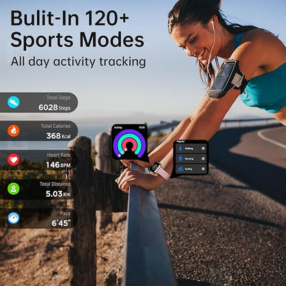 Fitness Tracker Answer/Make Calls, Smart Watch - Image 4