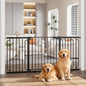 Cumbor Extra Wide Baby Gate, 36.6-69" Walk-Through Dog Gate by Cumbor