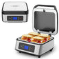 Electric Panini Press Sandwich Maker, 1300W Smokeless Indoor Grill by LightUpLife