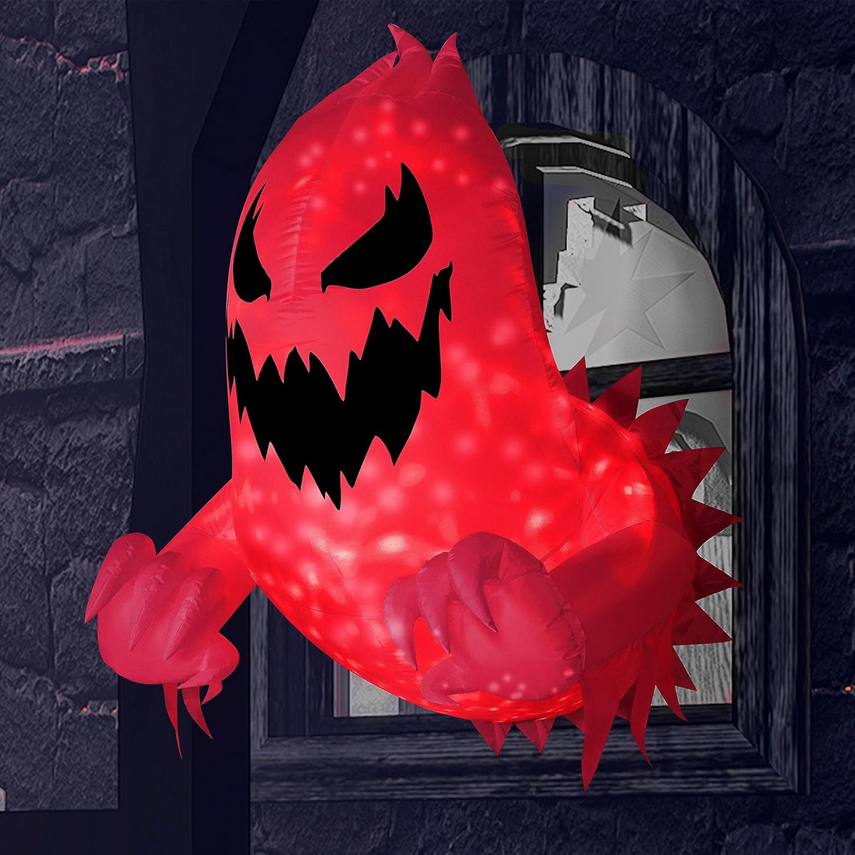 Joiedomi 4.5 FT Tall Halloween Inflatable Ghost Outdoor Decoration, Ghost Blo...