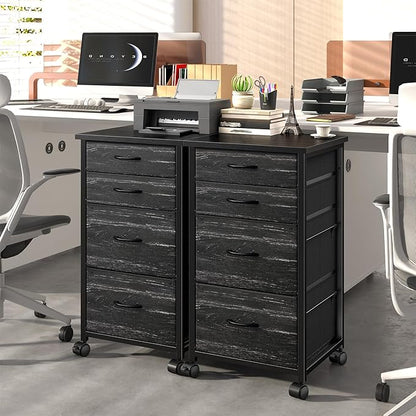 4 Drawers Mobile File Cabinet Vertical Filing Cabinet - Image 6