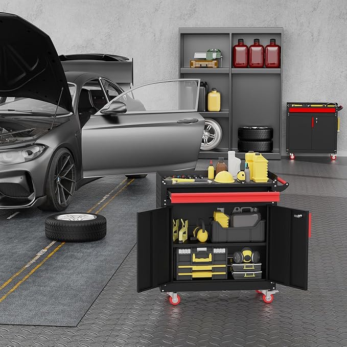 Rolling Garage Cabinets, Garage Storage Cabinet - Image 2