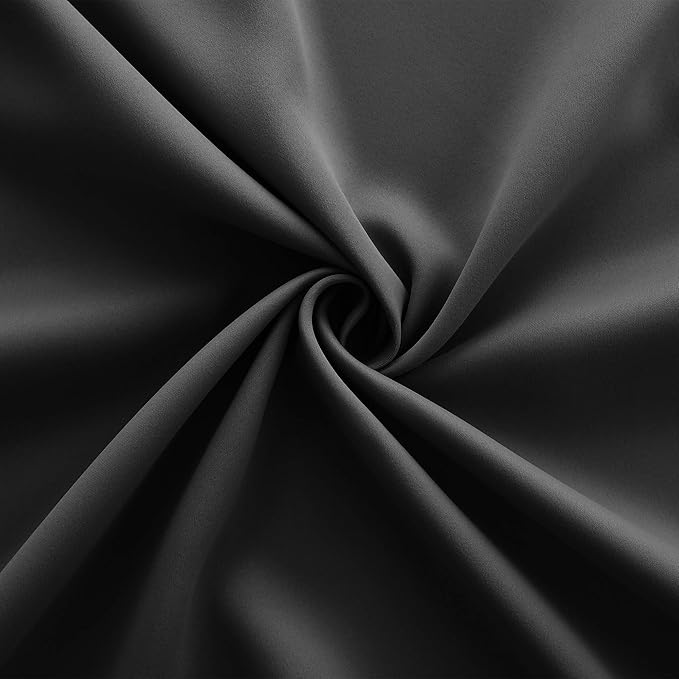 Black Out Curtains 45 Inch Long 2 Panels Burg - Image 8