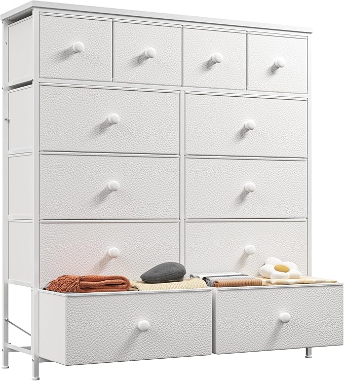 White Dresser for Bedroom Tall Dresser by Romorgniz