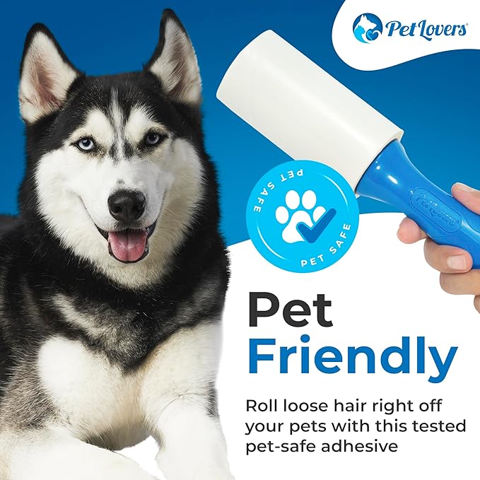 PetLovers Extra Sticky Lint Roller Mega Value Set 1000 Sheets - Image 3