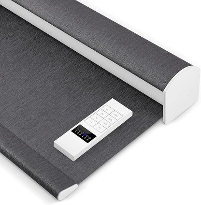 Zshine Motorized Blackout Window Blinds Customize Width Remote Control Wireless by ZSHINEHome