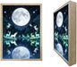 URVIP LED Glowing Photo Frame, 3D Starry-Sky Moon Animal Wall Art, 9x12 Inches by URVIP