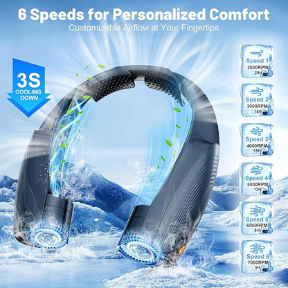 Slientspin AI Portable Neck Fan - Image 4