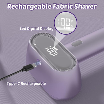 Tylasom Fabric Shaver, Rechargeable Double-Head Lint Remover, Electric Lint - Image 5