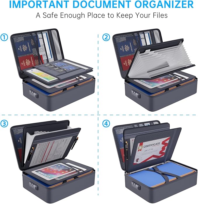 ENGPOW 5200℉ Fireproof File Organizer Bag - Image 4