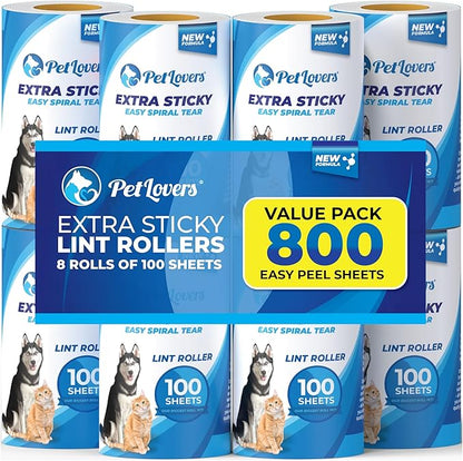 PetLovers Extra Sticky Lint Roller Mega Value Set by PetLovers
