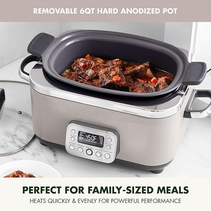 GreenPan Elite 14-in-1 Programmable 6QT Electric Slow Cooker, Dishwasher Safe - Image 3