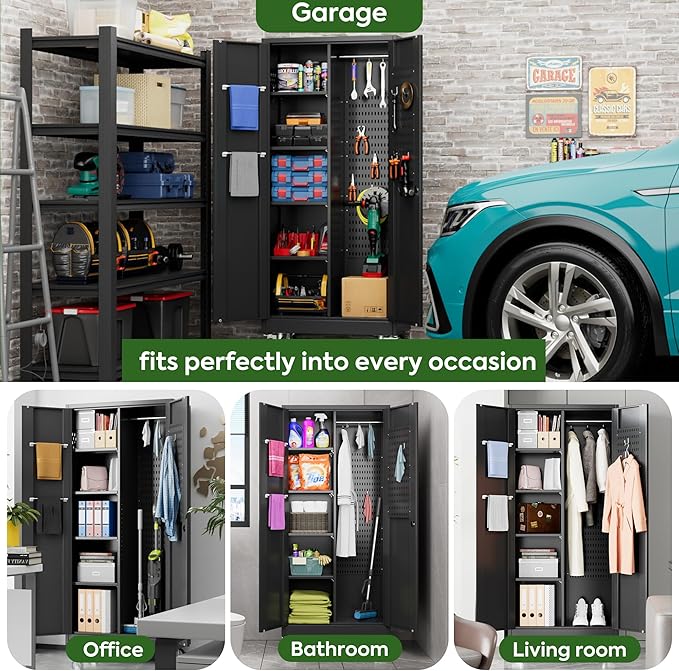Broom Closet Storage Cabinet - Image 4