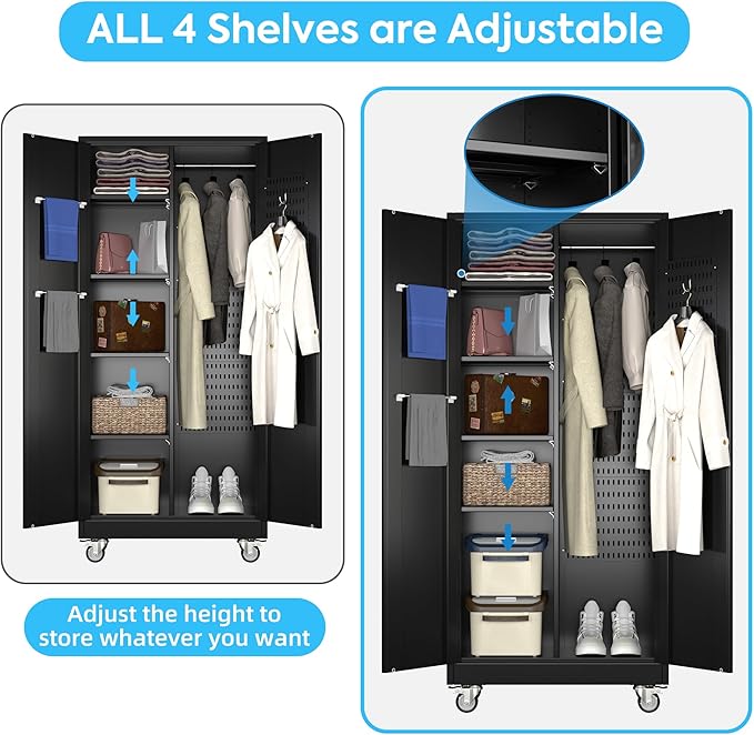 Broom Closet Storage Cabinet - Image 7