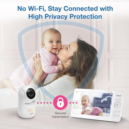 VTech Advanced HQ Max Twin 7" Digital Video 2-Cameras Baby Monitor - Image 5