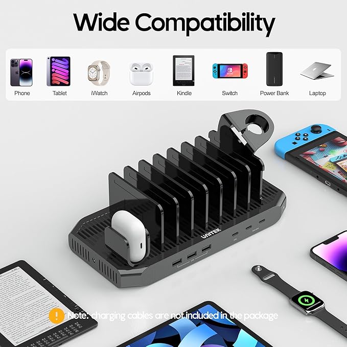 Unitek USB C Charging Station for Multiple Devices Apple - Image 4