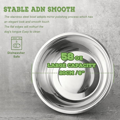 Elevated Dog Bowls, Metal Raised Dog Bowl Stand - Image 6