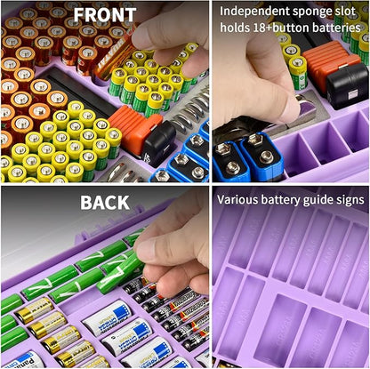 Battery Organizer Storage Holder Box Case - Image 5