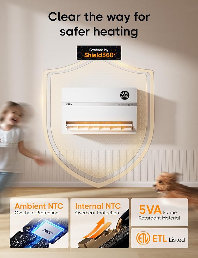 Dreo Smart Wall Heater, Electric Space Heater - Image 7