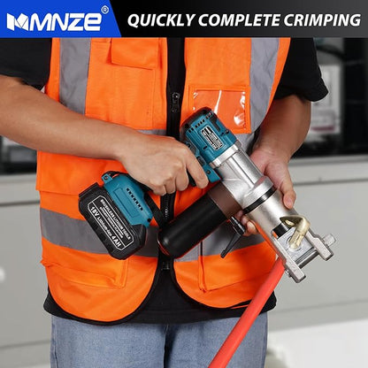 Electric Hydraulic Cable Lug Crimping Tool 8 AWG to 500 MCM Rechargeable - Image 3