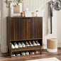 Shoe Storage Cabinet with Adjustable Shelves, Wooden Shoe Organizer, Shoes Rack by KiasthomeBathroomAccessories