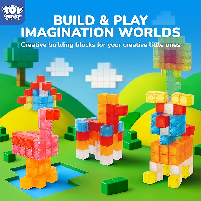 TOY Life 36PCS Magnetic Blocks for Kids Ages 4-8, Magnetic Building Blocks for - Image 2