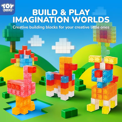 TOY Life 36PCS Magnetic Blocks for Kids Ages 4-8, Magnetic Building Blocks for - Image 2