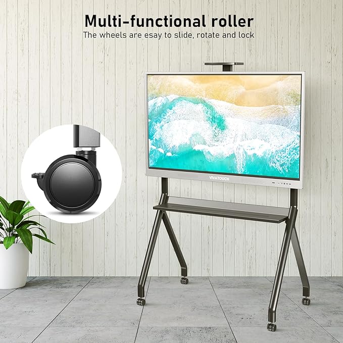 Smart Board Stand for 55"- 86'' Interactive Whiteboard, Mobile Stand for Smart - Image 2