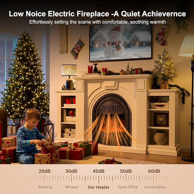 Farmhouse Electric Fireplace - Image 4