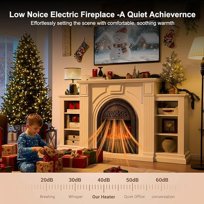 Farmhouse Electric Fireplace - Image 4