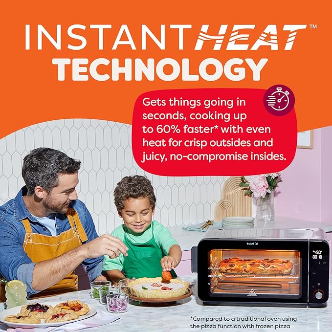Instant Pot No Preheat Required* 6-Slice Air Fryer Toaster Oven - Image 3