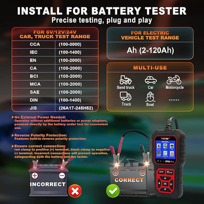 Acclope BT60 Pro Car Battery Tester - Image 6