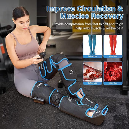 comrelax Air Compression Leg Massager - Image 4