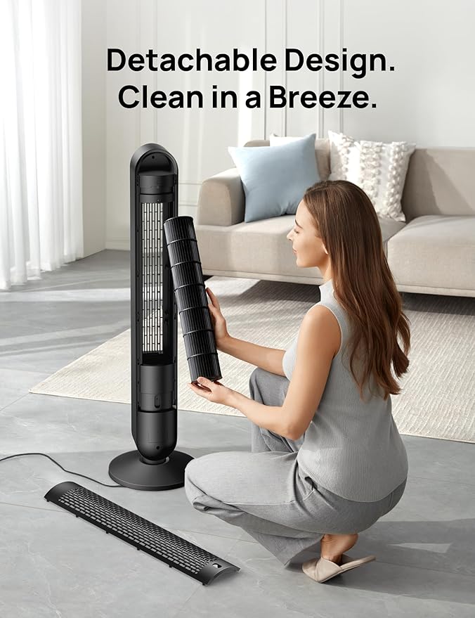 Dreo Smart Tower Fan WiFi Voice Control, Works - Image 7