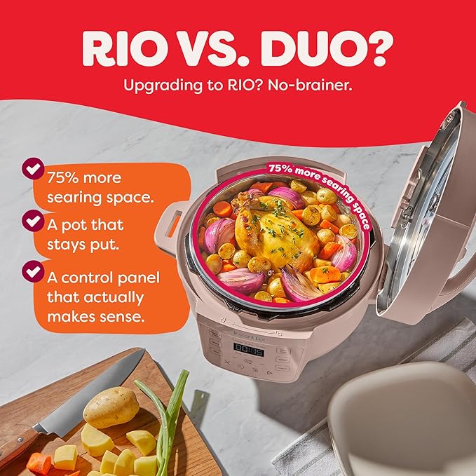 Instant Pot 4QT RIO Mini 7-in-1 Multi-Cooker, Pressure Cooker, Slow cook - Image 2
