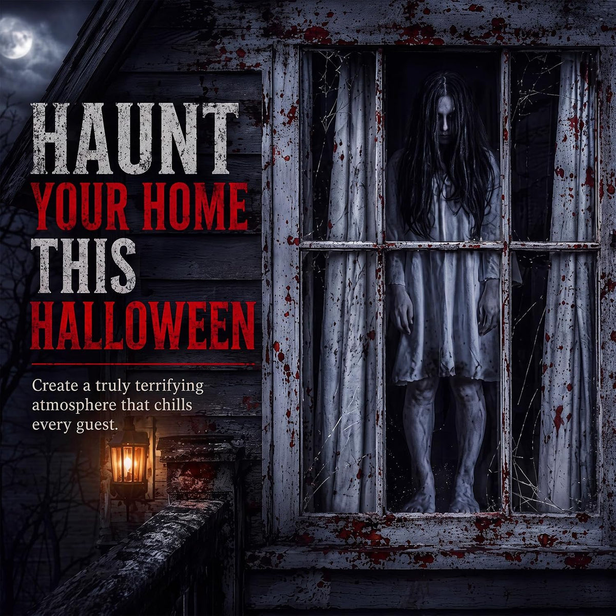 Novabright 47 Inch Halloween Standing Yard Sign for Outdoor Decor with Metal ...