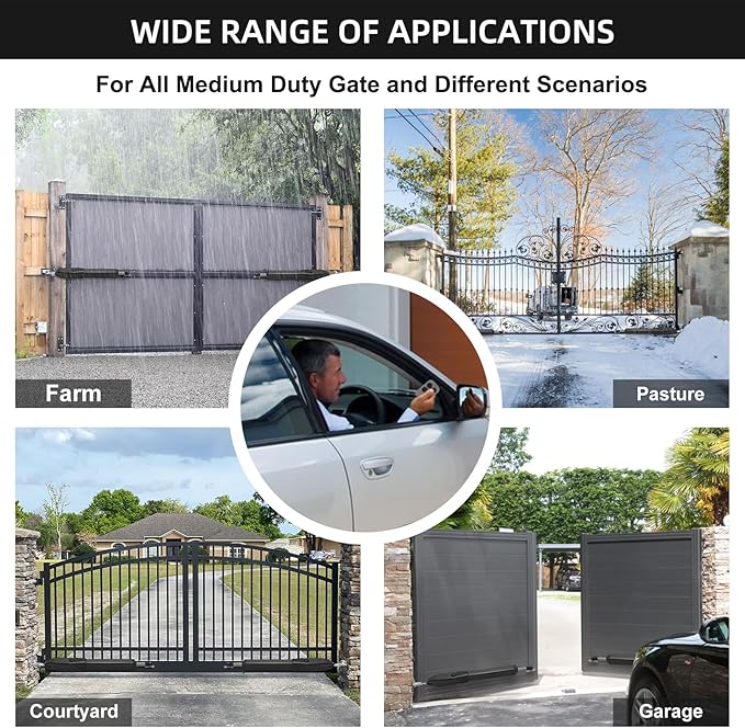 JUJIANG C026 Solar Gate Opener - Image 9