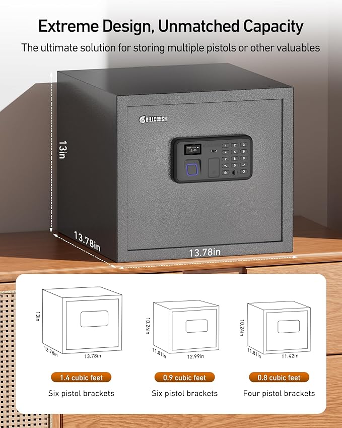 BILLCONCH Gun Safe with 6 Pistol Holders - Image 6