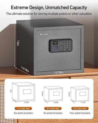 BILLCONCH Gun Safe with 6 Pistol Holders - Image 6