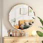 Bathroom Mirrors for Over Sink, Round Frameless Mirrors for Wall, 20x20 Inch by JACUKO