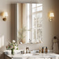 16" x 24" bathroom medicine cabinet mirror, aluminum, main product view
