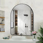 GLASHOM 30"x40" Black Arched Mirrors by GLASHOM
