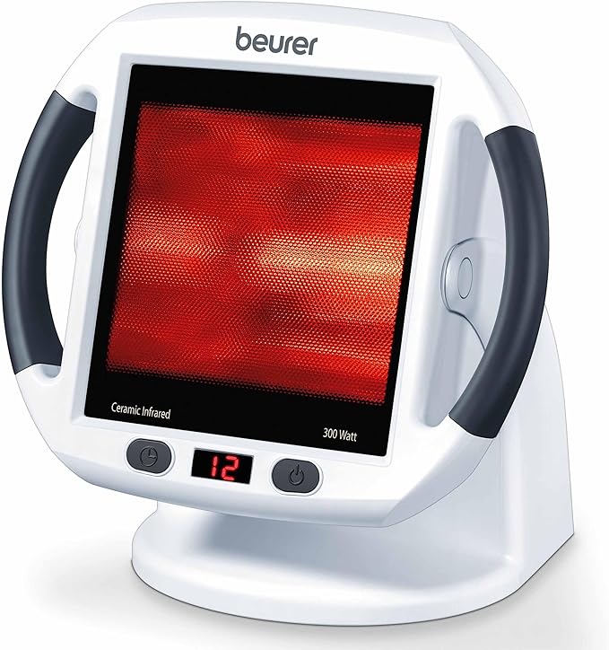 Beurer IL50 Infrared Heat Lamp Heated Red Light Therapy Lamp by BeurerNorthAmerica