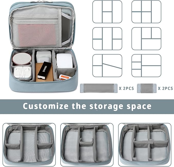 mygreen Electronics Travel Organizer, Watreproof Electronic Accessories Case - Image 6