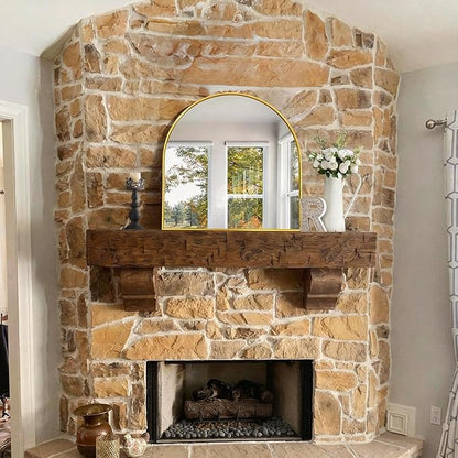 CIRCUMI Arched Wall Mirror, Metal Frame, Large Size - Image 5