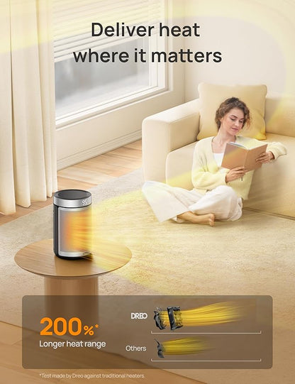 DREO Space Heater, Portable Electric Heaters - Image 4